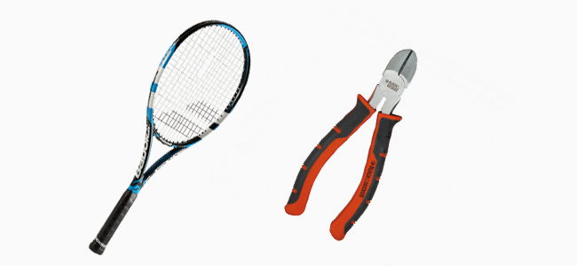 Как снять порванную струну с теннисной ракетки